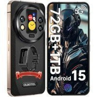 Oukitel WP200 Pro 72GB RAM 1TB Auriculares Bluetooth 5G Resistente AMOLED