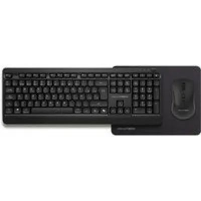 Owlotech MK300 Combo Wireless Teclado + Ratón + Alfombrilla Negros