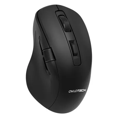 Owlotech Ratón M320 con Rueda Lateral Negro