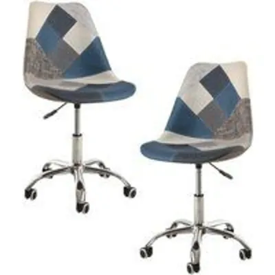 Packs Sillas - Pack 2 Sillas Neo Patchwork - Patchwork Blue