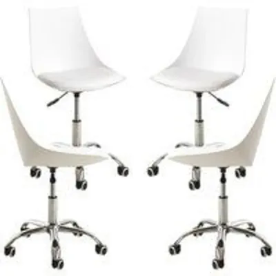 Packs Sillas - Pack 4 Sillas Blok Office - Blanco