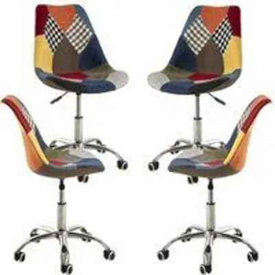 Packs Sillas - Pack 4 Sillas Neo Patchwork - Patchwork Colores