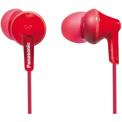 Panasonic RP-HJE125E-R Auriculares In-Ear Rojos