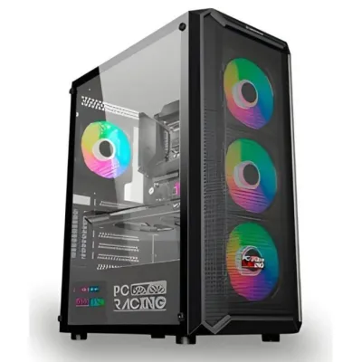 PC Racing AMD Ryzen 5 8500G, RTX 4060, 32GB RAM, 1TB+2TB SSD