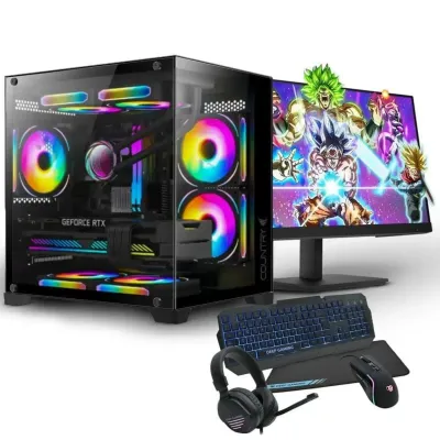 PC Racing i7-12700F 32GB 2TB SSD RTX 4070 + 24" FHD Monitor