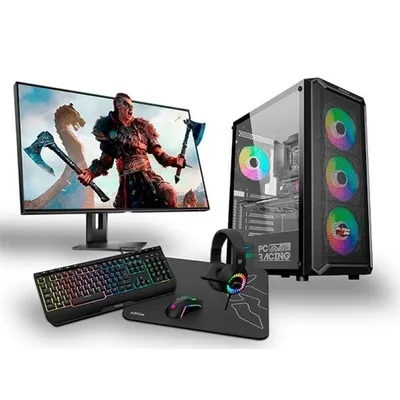 PC Racing Initiation Pro Ryzen 5 4650G 16GB 1TB SSD+24" FHD