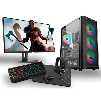 PC Racing Ryzen 5 8500G/16GB/1TBSSD/RTX4060+24" FHD Monitor