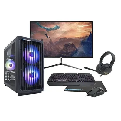 PC Sobremesa DeepGaming Némesis AMD Ryzen 5 8500G 16GB 1TB SSD Monitor 24" Kit periféricos