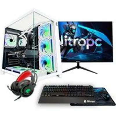 PC Sobremesa NitroPC Pack Gold v2 Ryzen 5 8400F 32GB 1TB RTX 4060 Monitor 24" Kit Completo
