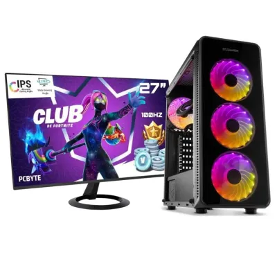 PCBYTE Eternity27 AMD Ryzen 7 5700G 32GB/2TB +27" FHD 100Hz