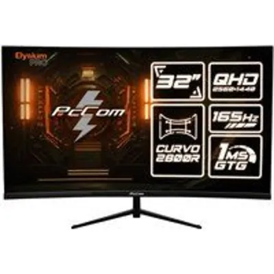 PcCom Elysium Pro 32" LED QHD 165Hz FreeSync Curva