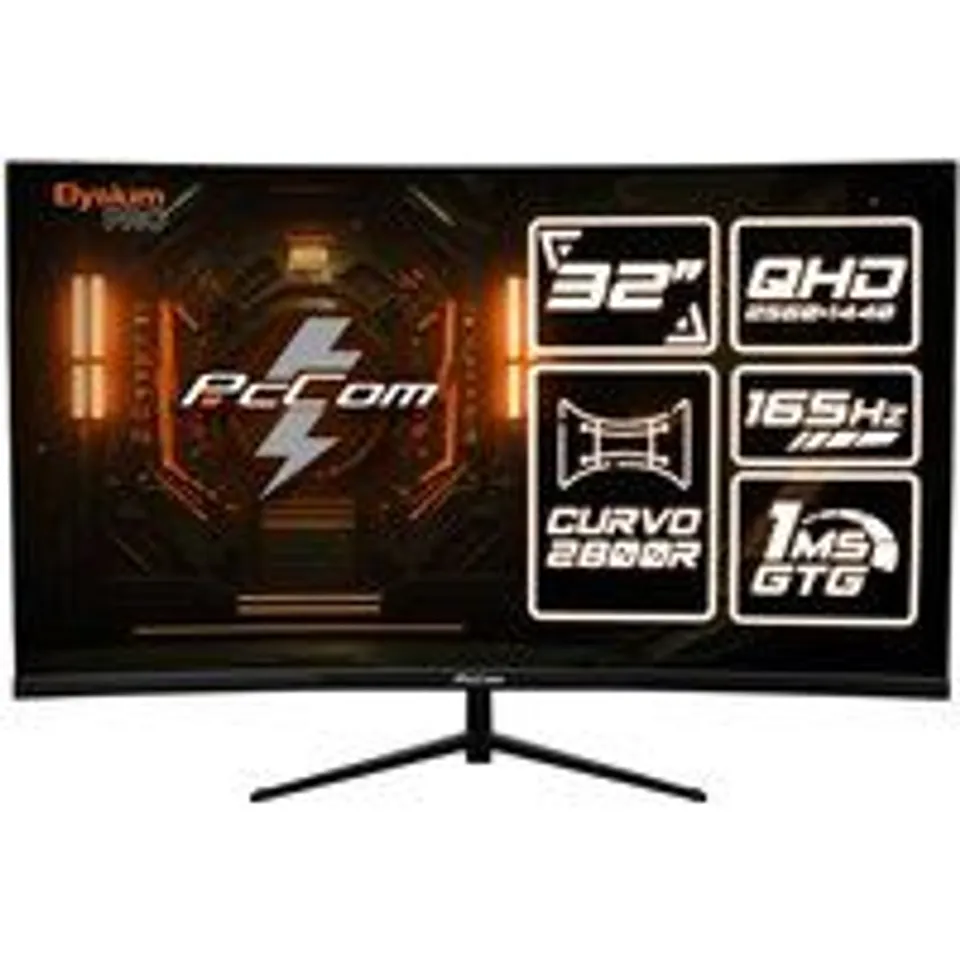 PcCom Elysium Pro 32" LED QHD 165Hz FreeSync Curva