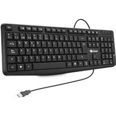 PcCom Essential K20 Teclado con Copilot Negro