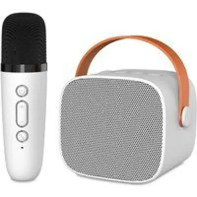 Pccom Essential Micrófono Karaoke con Altavoz Blanco