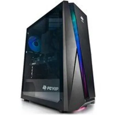 PcVIP HF19 ARGB AMD Ryzen 5 8400F 32GB DDR5 1TB SSD RX 9060 XT WiFi Windows 11 Pro