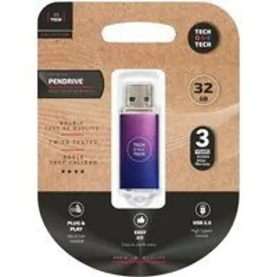 Pendrive Tech One Tech Be Fade 32GB USB 2.0 púrpura degradado compacto