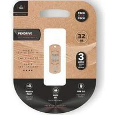 Pendrive Tech One Tech Pro Smart Clip Tech 32GB USB 2.0 Colgable PVC Profesional