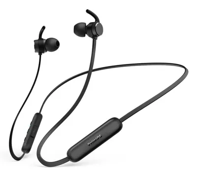 Philips 1000 series TAE1209BK/00 auricular y casco Auriculares Inalámbrico Dentro de oído, Banda para cuello Llamadas/Música/Deporte/Uso diario Bluetooth Negro