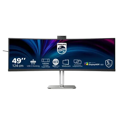 Philips 49B2U6900CH/00 pantalla para PC 124 cm (48.8") 5120 x 1440 Pixeles Dual QHD LCD Negro