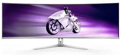Philips Evnia 8000 49M2C8900/00 Pantalla PC 48.9" Dual QHD QD-OLED Blanco