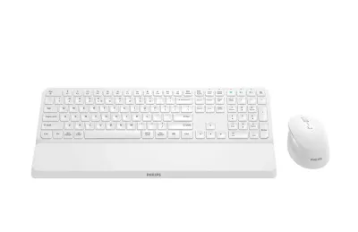 Philips SPT6607W/16 6000 Teclado & Ratón RF+BT QWERTY Inglés