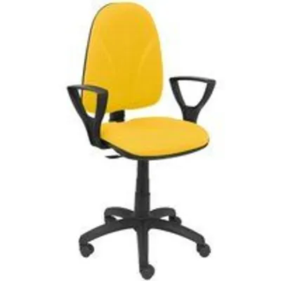 Piqueras y Crespo Algarra Bali Silla de Oficina con Brazos Fijos Amarilla