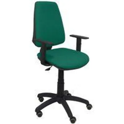 Piqueras y Crespo Elche CP Bali Silla de Oficina Brazos Regulables Ruedas Parquet Verde
