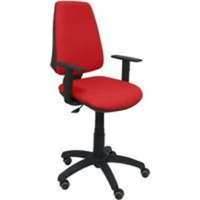 Piqueras y Crespo Elche CP Bali Silla de Oficina Brazos Regulables Ruedas Parquet Roja