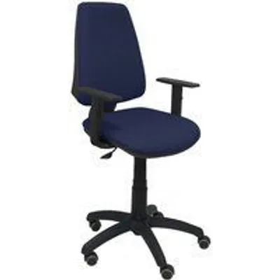 Piqueras y Crespo Elche CP Bali Silla de Oficina Brazos Regulables Ruedas Parquet Azul Marino