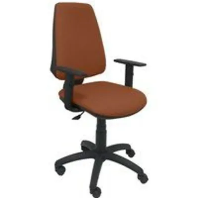 Piqueras y Crespo Elche CP Bali Silla de Oficina Brazos Regulables Ruedas Nylon Marrón