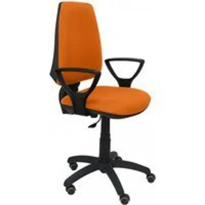 Piqueras y Crespo Elche CP Bali Silla de Oficina Brazos Fijos Ruedas de Parquet Naranja