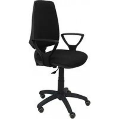 Piqueras y Crespo Elche CP Bali Silla de Oficina Brazos Fijos Ruedas de Parquet Negro