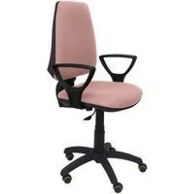 Piqueras y Crespo Elche CP Bali Silla de Oficina Brazos Fijos Ruedas de Parquet Rosa Pálido