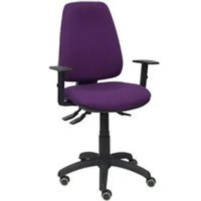 Piqueras y Crespo Elche S Bali Silla de Oficina Brazos Regulables Ruedas Parqué Morado
