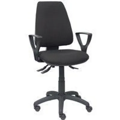 Piqueras y Crespo Elche S Bali Silla de Oficina Brazos Fijos Ruedas Nylon Negro