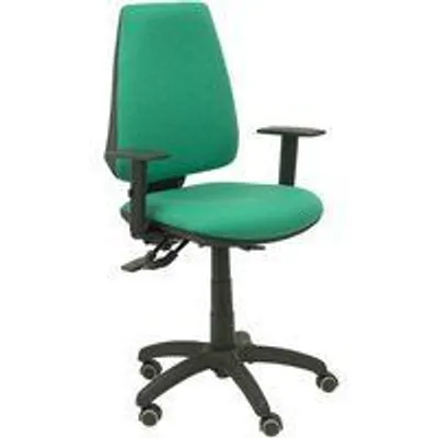 Piqueras y Crespo Elche S Bali Silla de Oficina Brazos Regulables Ruedas Parquet Verde