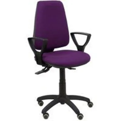 Piqueras y Crespo Elche S Bali Silla de Oficina Brazos Fijos Ruedas Parqué Morado