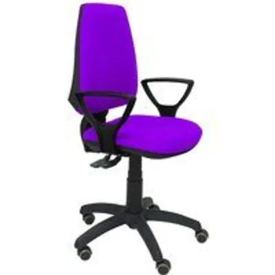 Piqueras y Crespo Elche S Bali Silla de Oficina Brazos Fijos Ruedas Parqué Lila