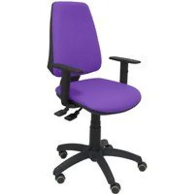 Piqueras y Crespo Elche S Bali Silla de Oficina Brazos Regulables Ruedas Parqué Lila