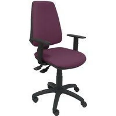 Piqueras y Crespo Elche S Bali Silla de Oficina Brazos Regulables Ruedas Nylon Morada