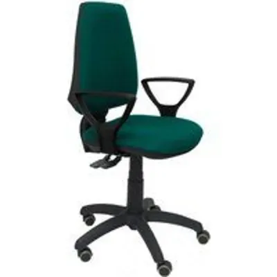 Piqueras y Crespo Elche S Bali Silla de Oficina Brazos Fijos Ruedas Parquet Verde Claro