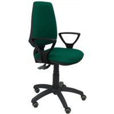 Piqueras y Crespo Elche S Silla Bali Verde Brazos Fijos Ruedas de Parquet