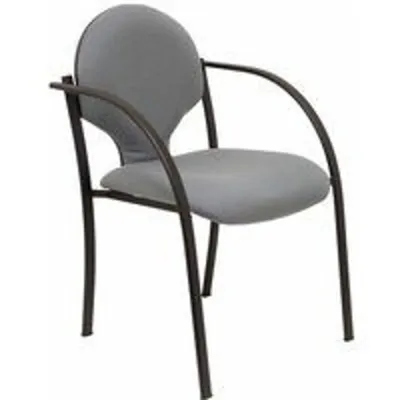 Piqueras y Crespo Hellin Pack de 2 Sillas Chasis Negro Bali Gris