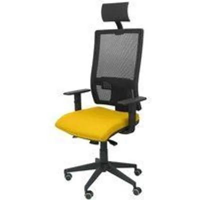 Piqueras y Crespo Horna Bali Silla Oficina Negro/Amarillo