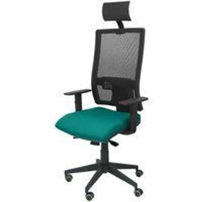 Piqueras y Crespo Horna Bali Silla Oficina Negro/Turquesa