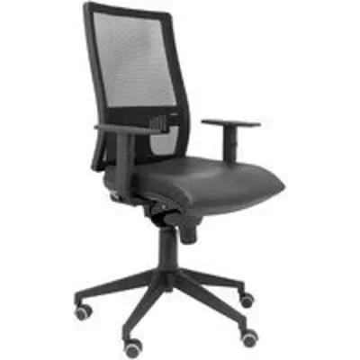 Piqueras y Crespo Horna Silla Piel sin Cabecero Negro