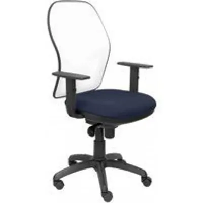 Piqueras y Crespo Jorquera Silla Malla Blanca Asiento Bali Azul Marino