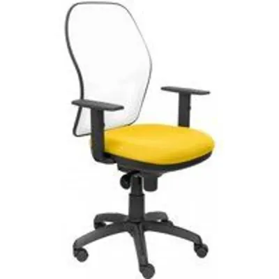 Piqueras y Crespo Jorquera Silla Malla Blanca Asiento Bali Amarillo