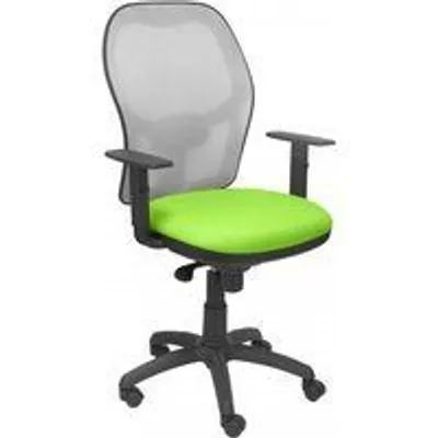 Piqueras y Crespo Jorquera Silla Malla Gris Asiento Bali Verde Pistacho