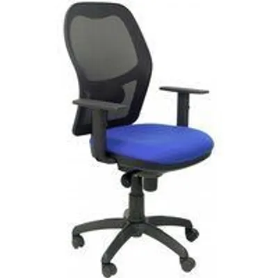Piqueras y Crespo Jorquera Silla Malla Negra Asiento Bali Azul